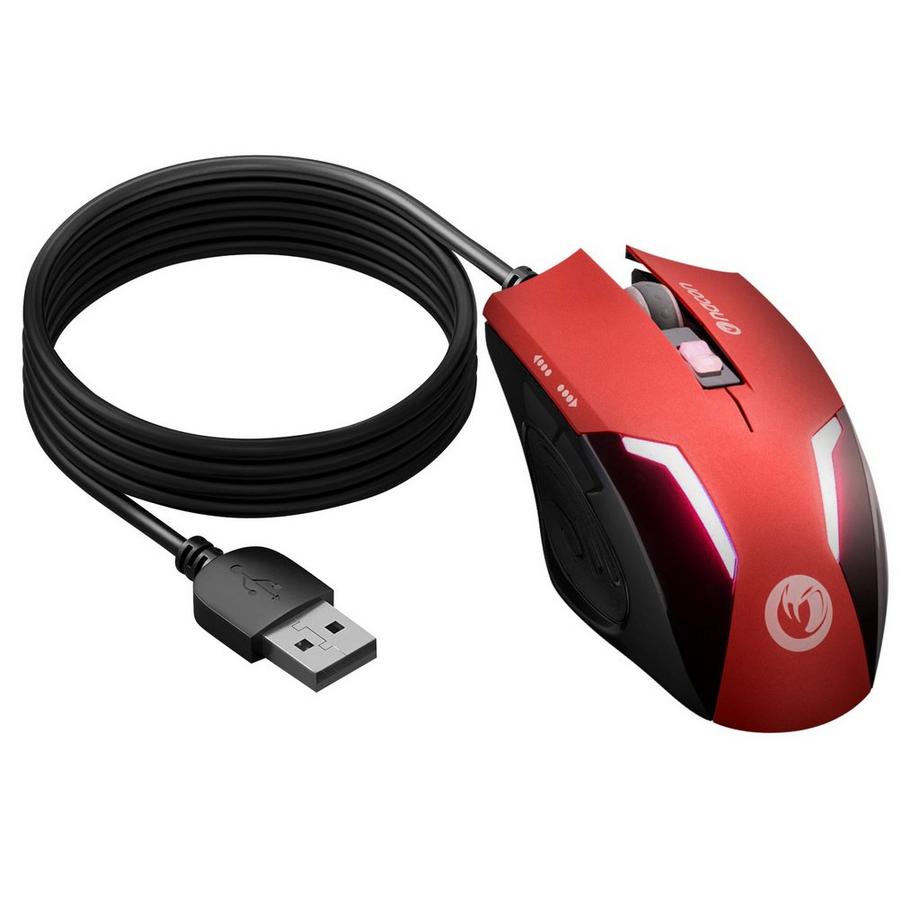 Nacon Gaming  Souris Gamer USB Nacon GM-105 Rouge 