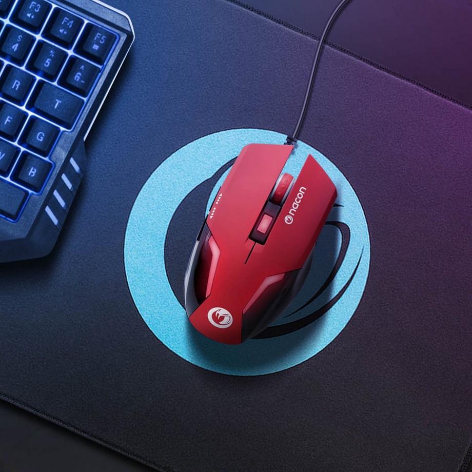 Nacon Gaming  Souris Gamer USB Nacon GM-105 Rouge 