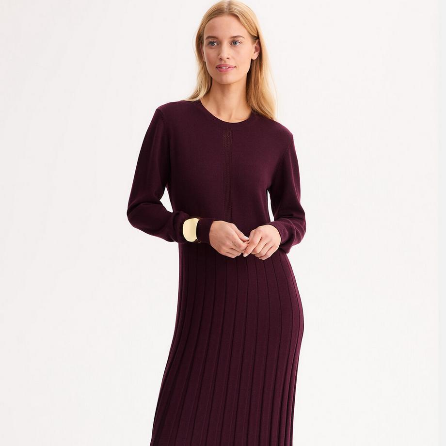 La Redoute Collections Abito in maglia svasato maniche lunghe  