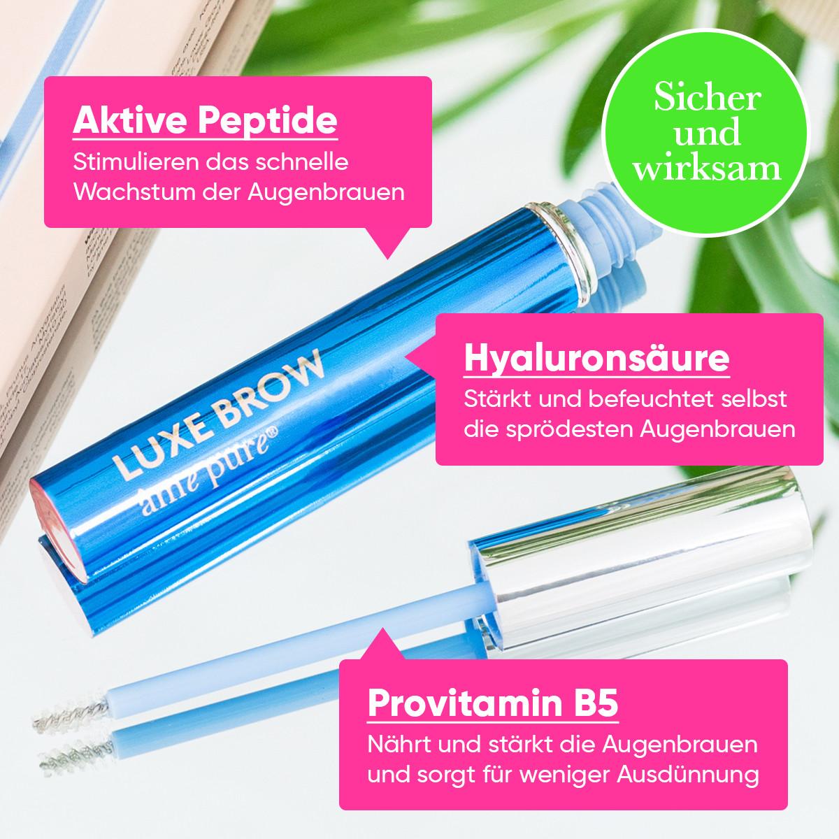 âme pure  LUXE BROW | Augenbrauenserum- Wachstumsserum für vollere und dickere Brauen 