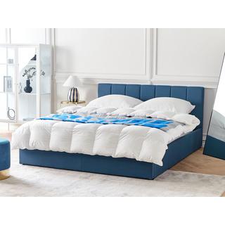 Beliani Bett mit Bettkasten aus Polyester Modern DREUX  