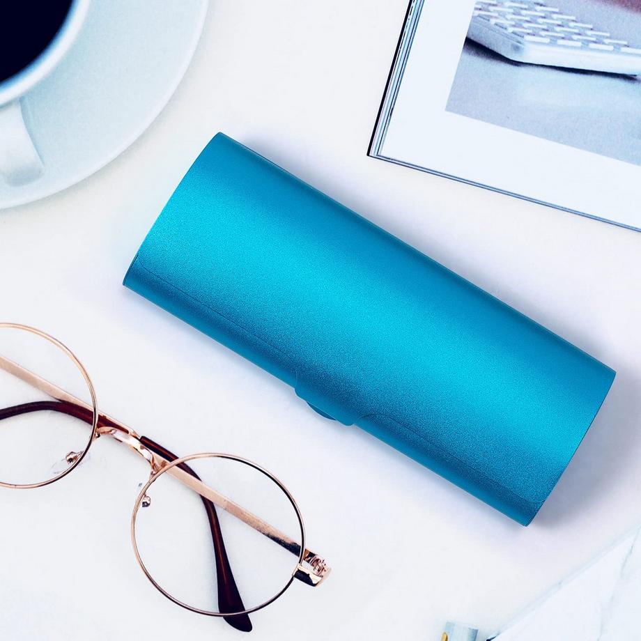 Only-bags.store Custodia rigida per occhiali in alluminio  