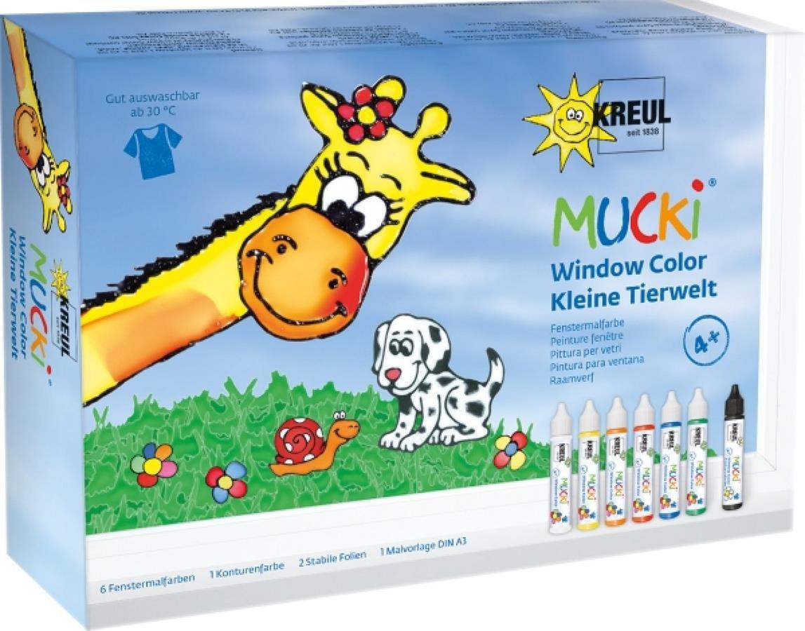 Kreul  Mucki Window Color Tierwelt (7Teile) 