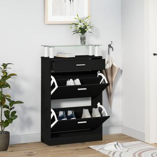 VidaXL Armoire à chaussures bois d'ingénierie  