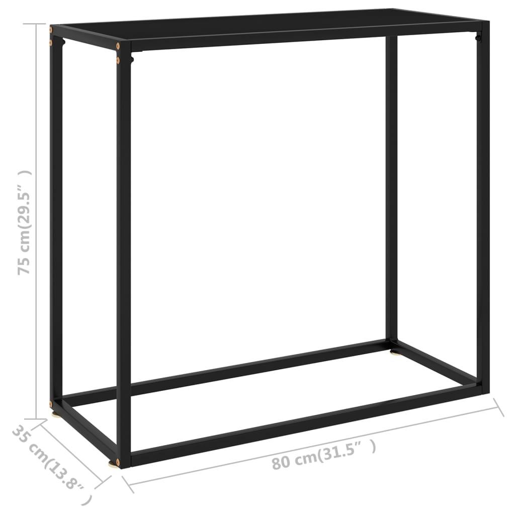 VidaXL Table console verre  