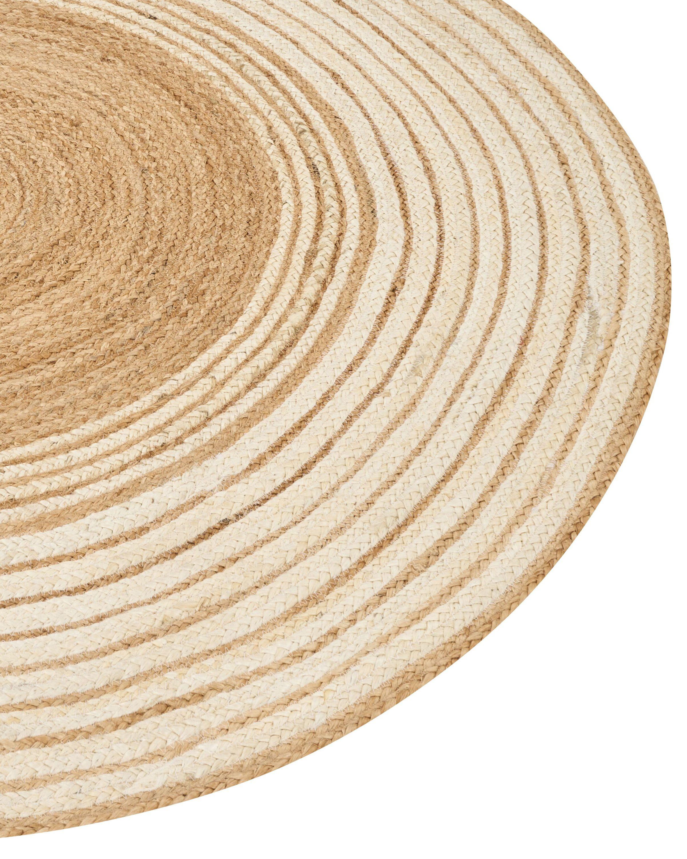 Beliani Teppich aus Jute Boho MELEKLI  