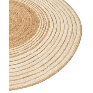 Beliani Teppich aus Jute Boho MELEKLI  