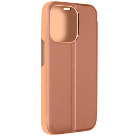 Avizar  Étui Miroir iPhone 15 Pro Rose Gold 