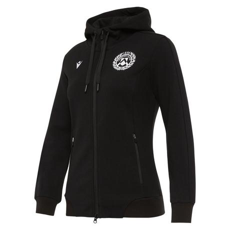 macron  sweatshirt à capuche full zip udinese 2020/21 