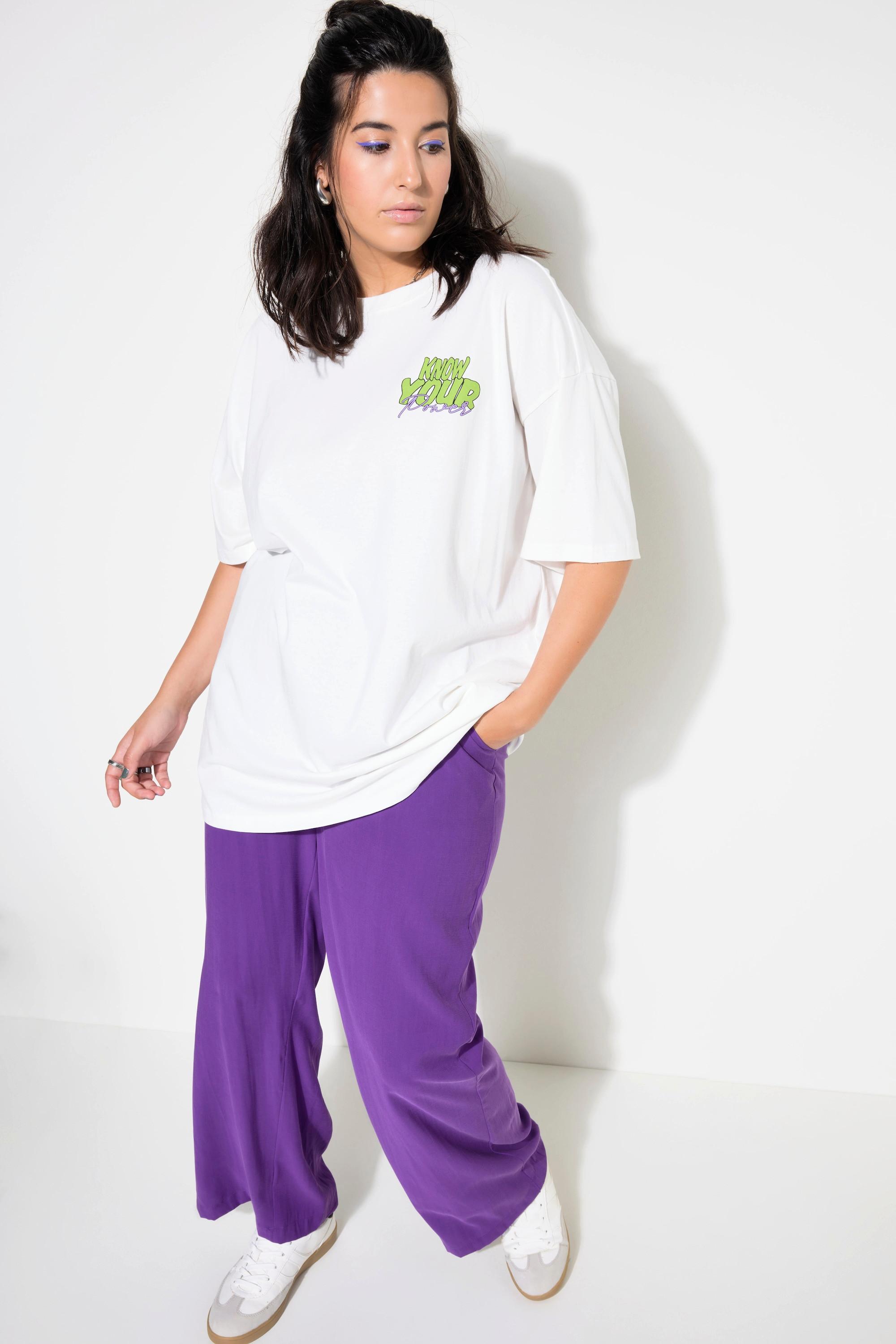 Studio Untold  T-shirt dal taglio oversize con stampa a scacchi sul retro 