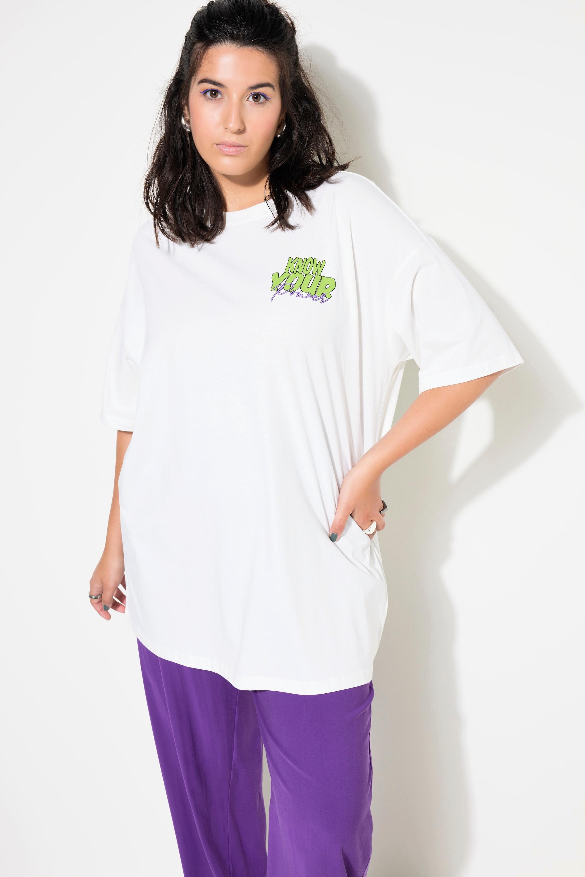 Studio Untold  T-shirt oversize. Imprimé damier dans le dos 