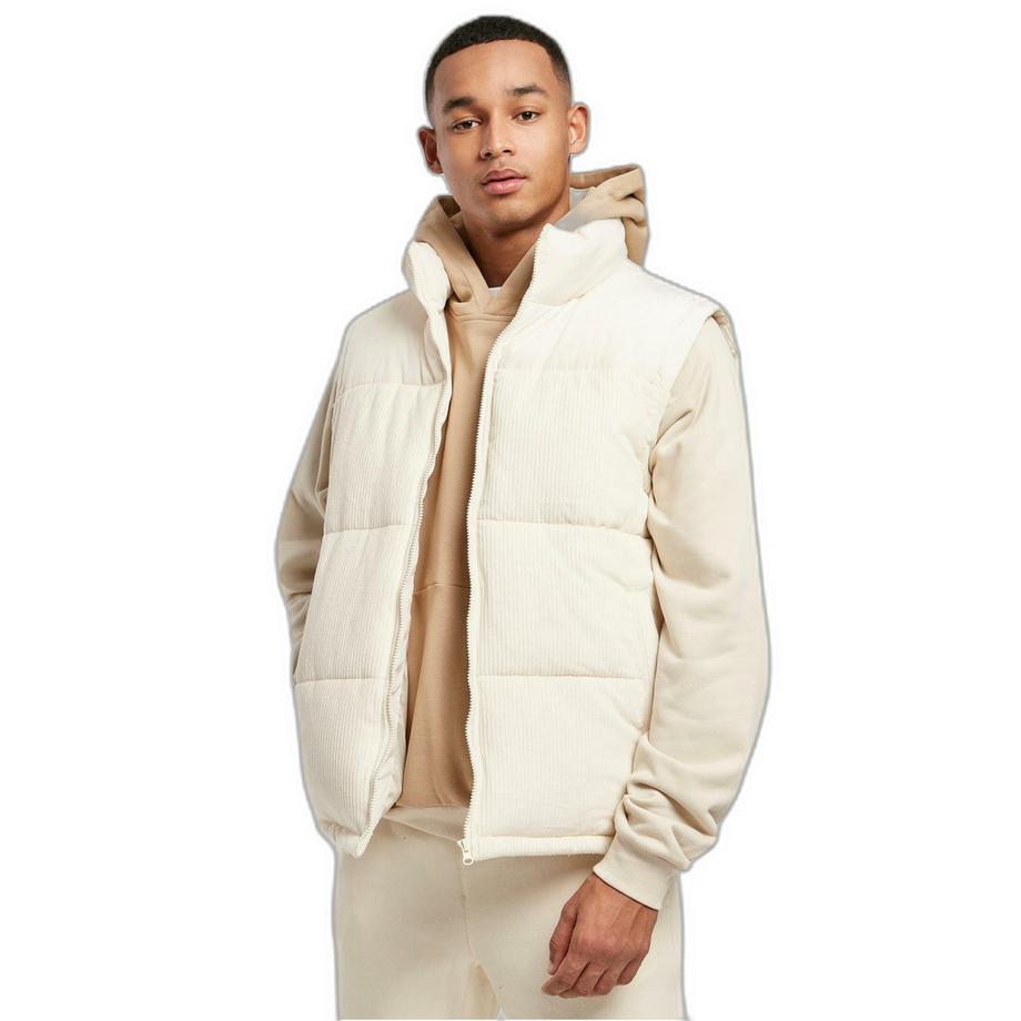 URBAN CLASSICS Gilet matelassé en velours côtelé  