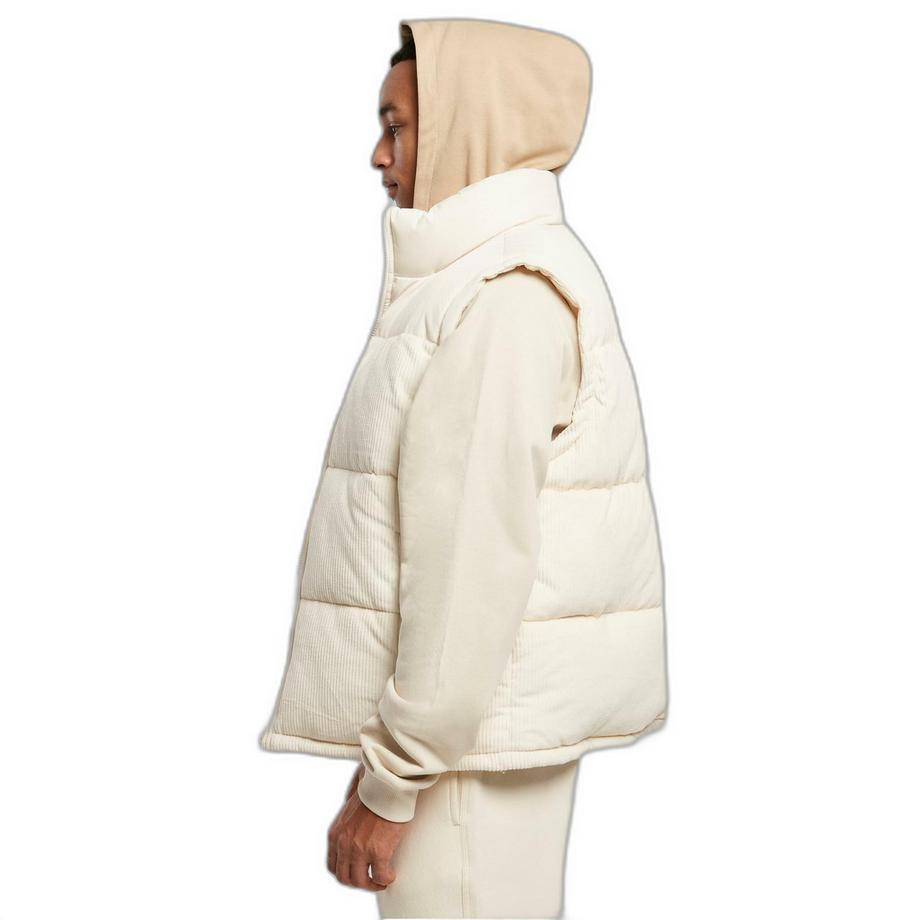 URBAN CLASSICS Gilet matelassé en velours côtelé  