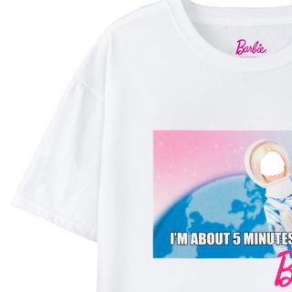 Barbie  Tshirt RUNNING LATE 