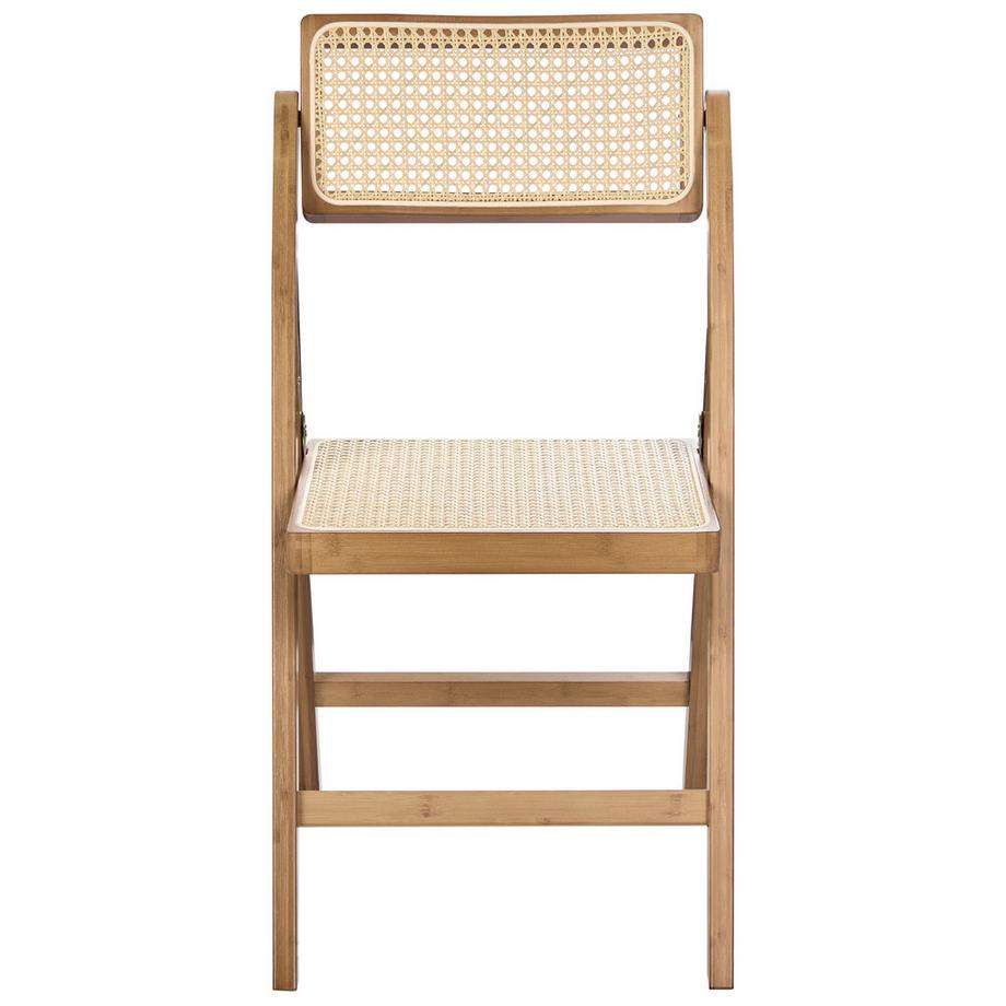 Beliani Lot de 2 chaises de salle à manger en Bambou Boho MODANE  