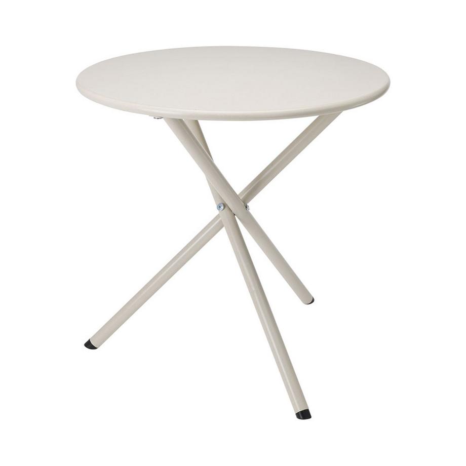 Table de bistrot crème