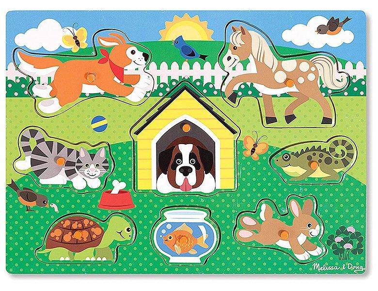 Melissa & Doug  Puzzle Haustiere (8Teile) 