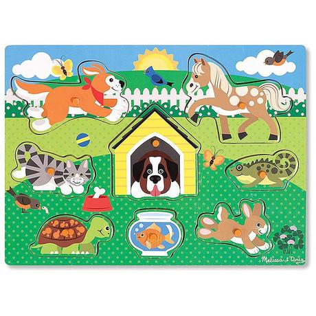 Melissa & Doug  Puzzle Haustiere (8Teile) 