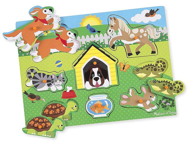 Melissa & Doug  Puzzle Haustiere (8Teile) 