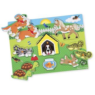 Melissa & Doug  Puzzle Haustiere (8Teile) 