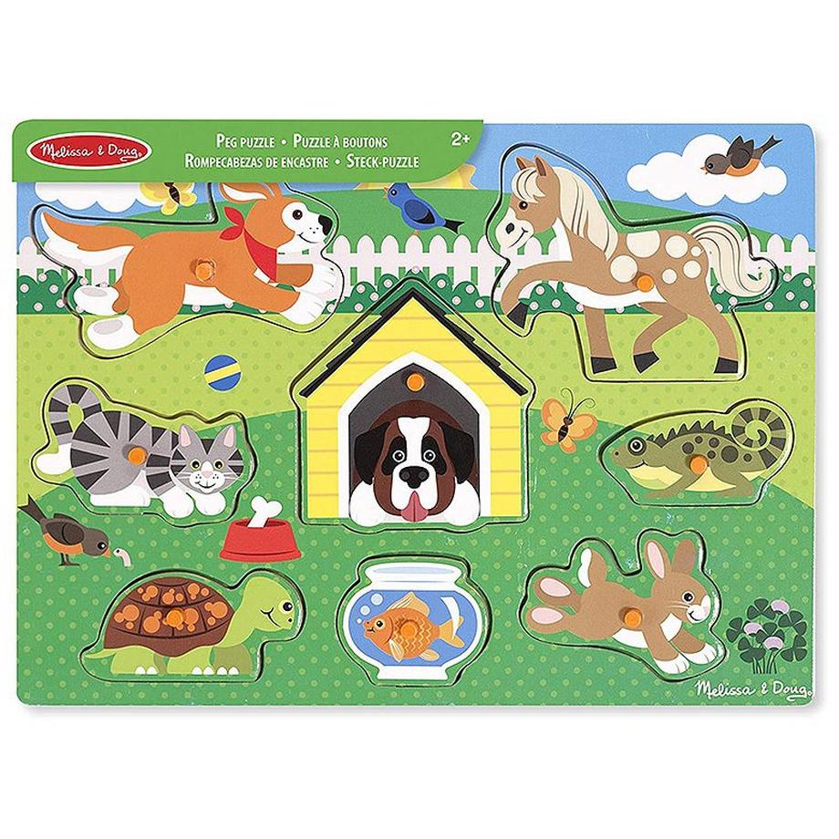 Melissa & Doug  Puzzle Haustiere (8Teile) 