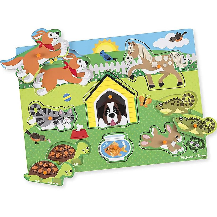 Melissa & Doug  Puzzle Haustiere (8Teile) 