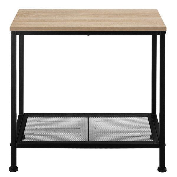 Tectake Table d’appoint FILTON 60x30,5x60,5cm  