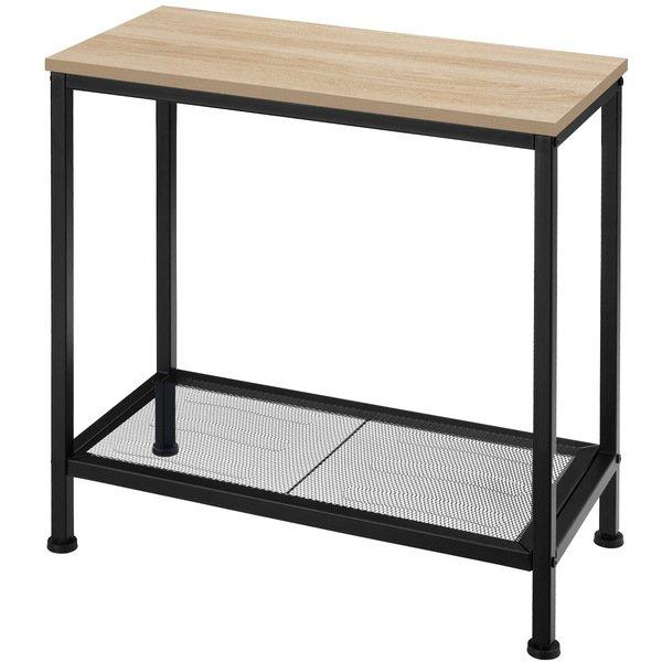 Tectake Table d’appoint FILTON 60x30,5x60,5cm  
