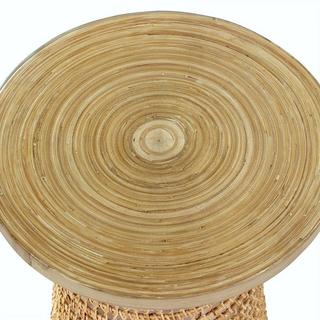 Calicosy Sofaecke mit Bambusplatte und Rattan-Fuß  