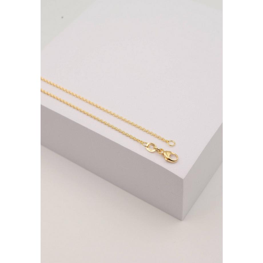 MUAU Schmuck  Collier Rundanker Gelbgold 750, 1.5mm, 38cm 