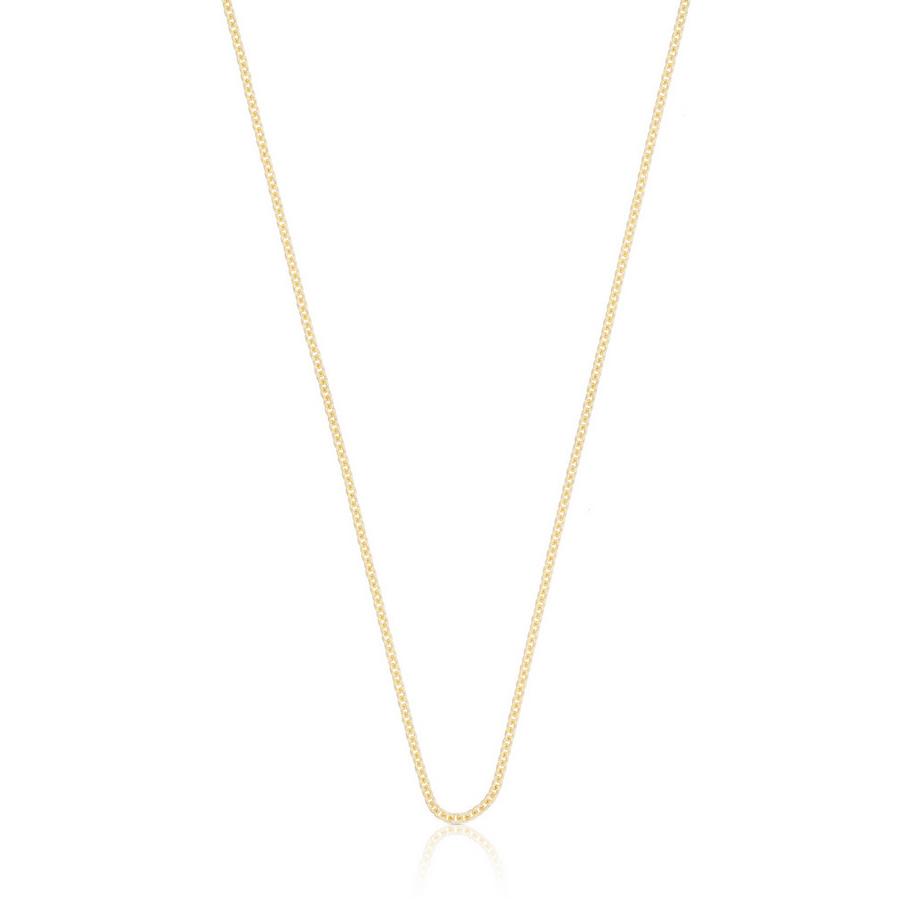 Collier Rundanker Gelbgold 750, 1.5mm, 38cm