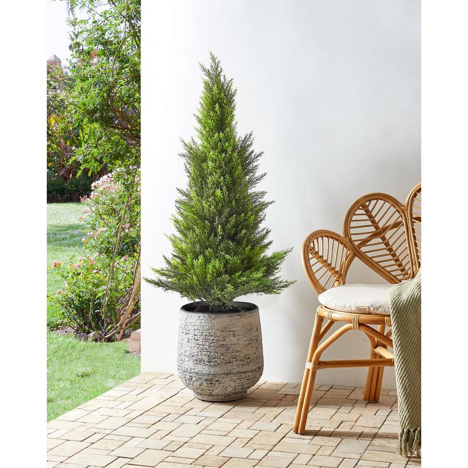 Beliani Pianta artificiale en Materiale sintetico  CEDAR TREE  