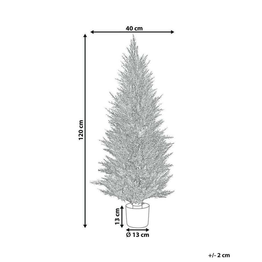 Beliani Pianta artificiale en Materiale sintetico  CEDAR TREE  