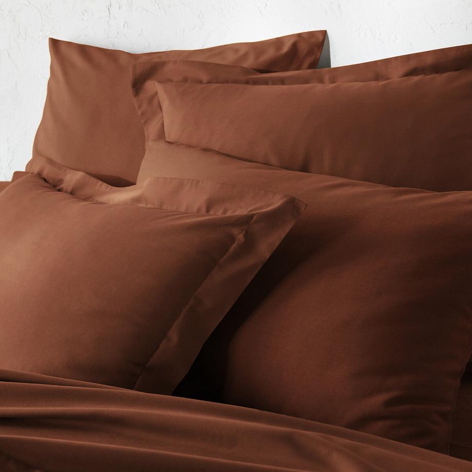 La Redoute Intérieurs Housse de couette unie en coton biologique Scenario  