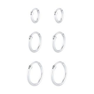 Elli  Ohrringe Creolen Set Trio Basic Must-Have Trend 