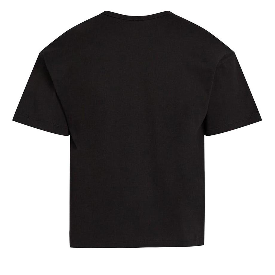 Calvin Klein  Maglietta Logo Glitterato Girocollo Ragazze 