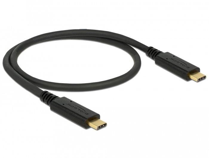 Image of 83042 USB Kabel 0,5 m USB 3.2 Gen 2 (3.1 Gen 2) USB C Schwarz