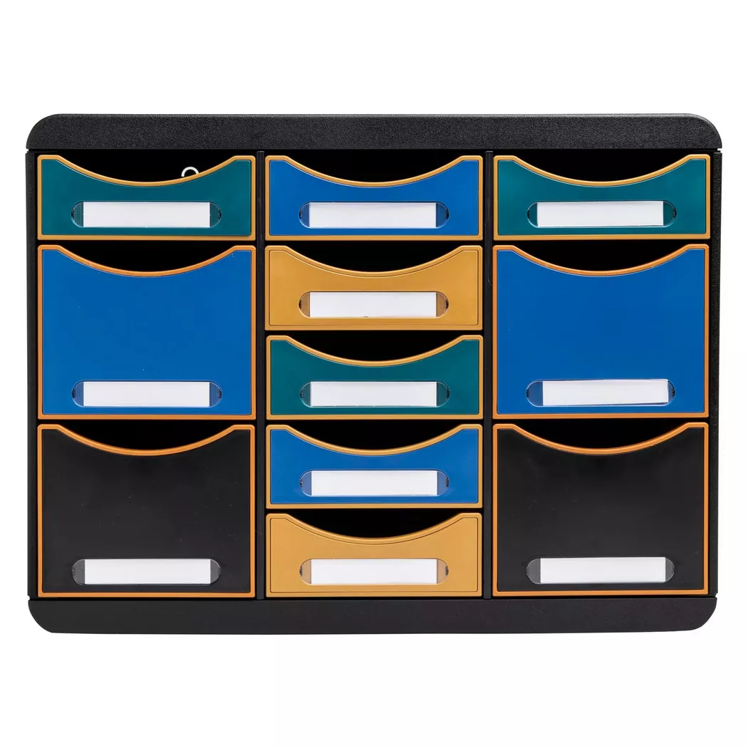 Exacompta Neo Deco Store Box Multi Assorted Colours
