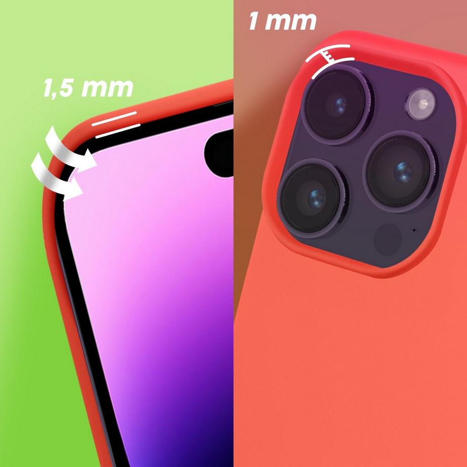 Avizar  Moxie Hülle iPhone 14 Pro Max Lachsrosa 