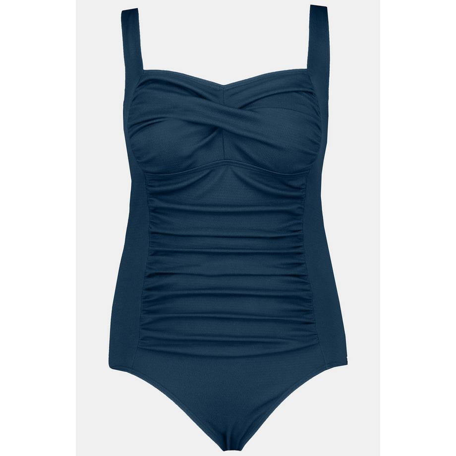 Ulla Popken Costume da bagno Drapé Struttura Fine Coppe Morbide  