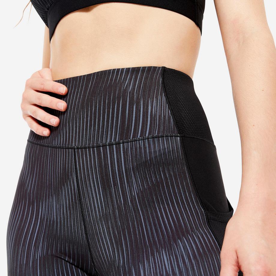 DOMYOS  Leggings donna con tasca smartphone poliestere 