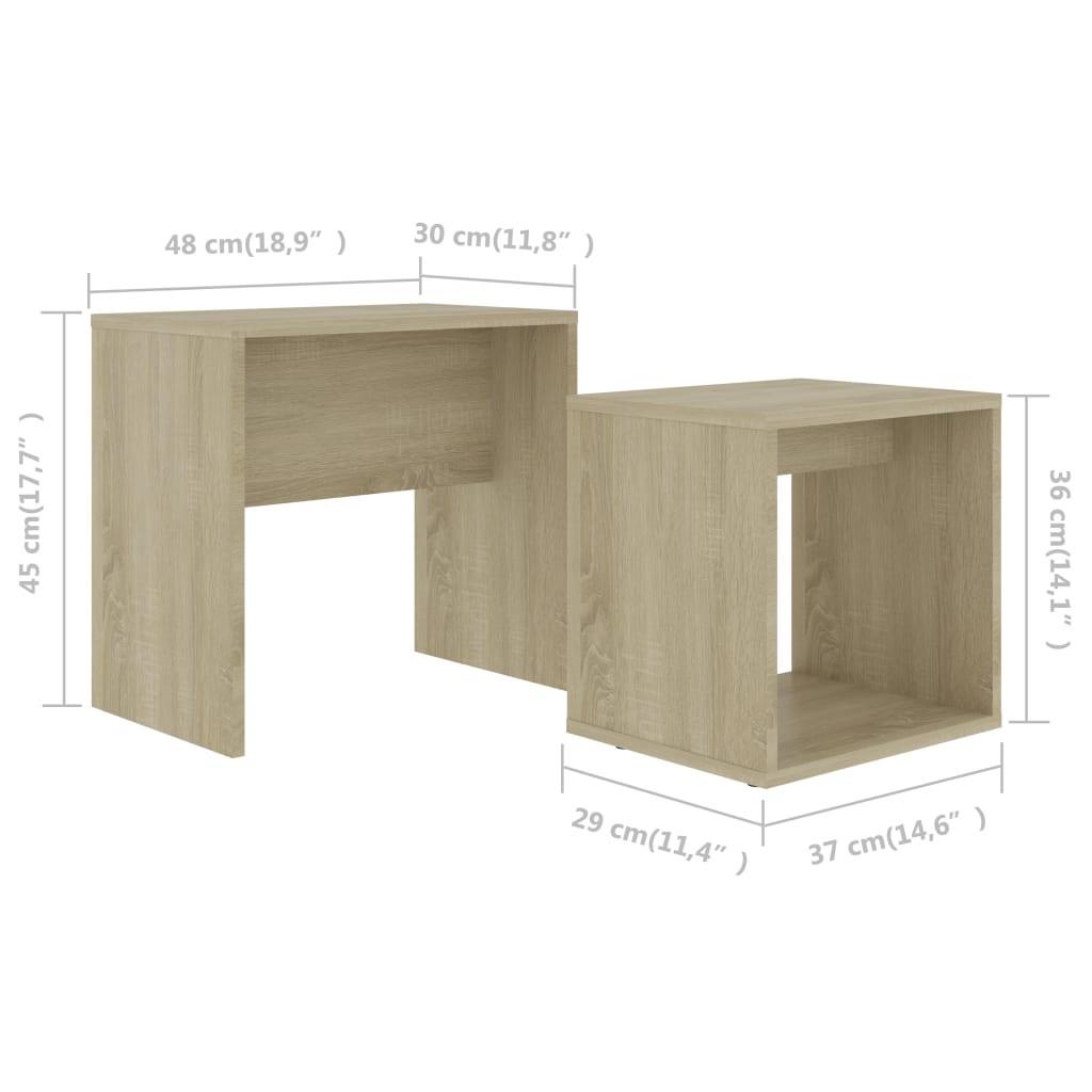 VidaXL Table basse bois d'ingénierie  