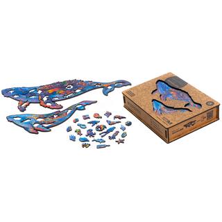 Unidragon  Baleines (172 pièces) - Puzzle en bois 