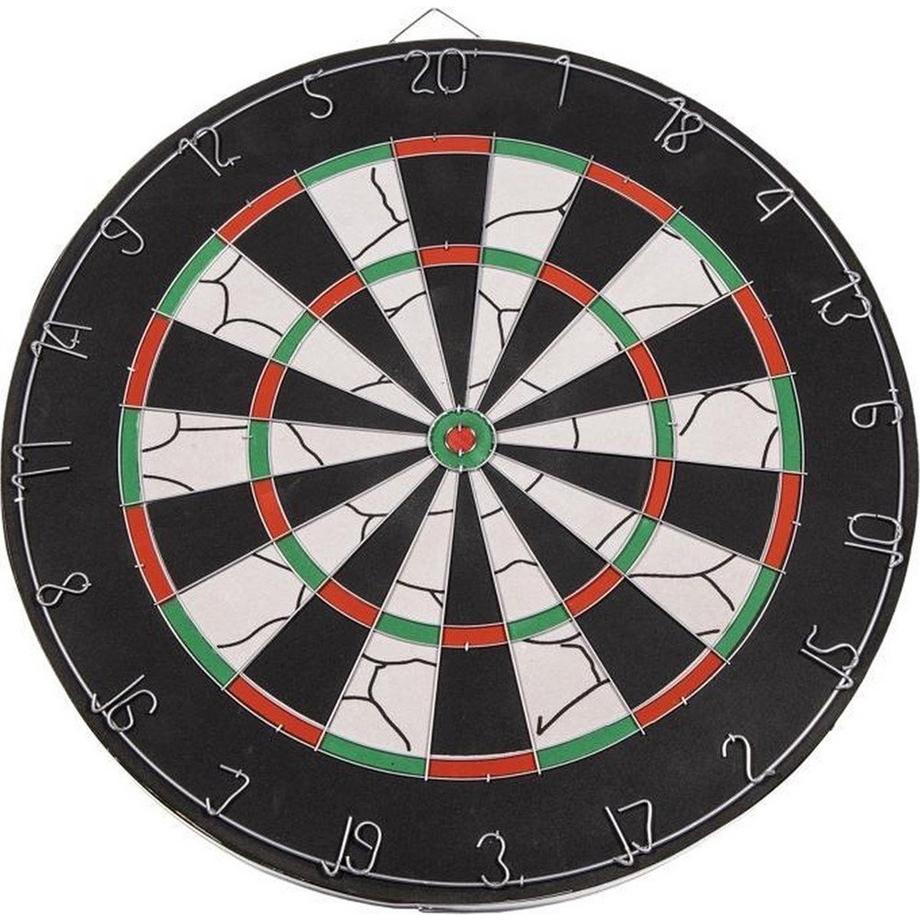SportX  SportX Dartbord Flocked met 6 Darts 