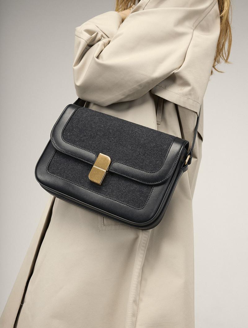 nat & nin Alice Medium Laine Sac à Rabat  