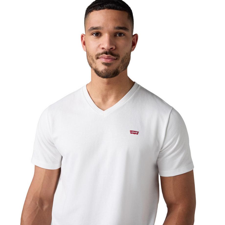 Levis T-shirt  Paquet de 2 Confortable à porter-ORIGINAL HM VNECK 2P  