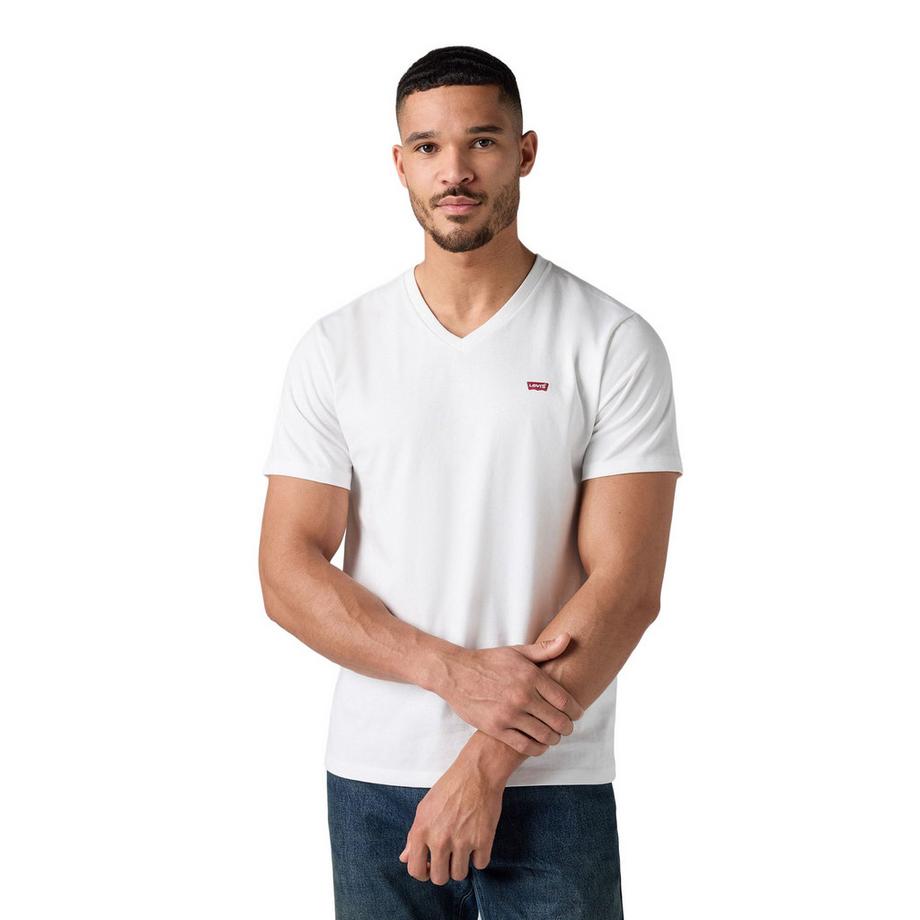 Levis T-shirt  Paquet de 2 Confortable à porter-ORIGINAL HM VNECK 2P  