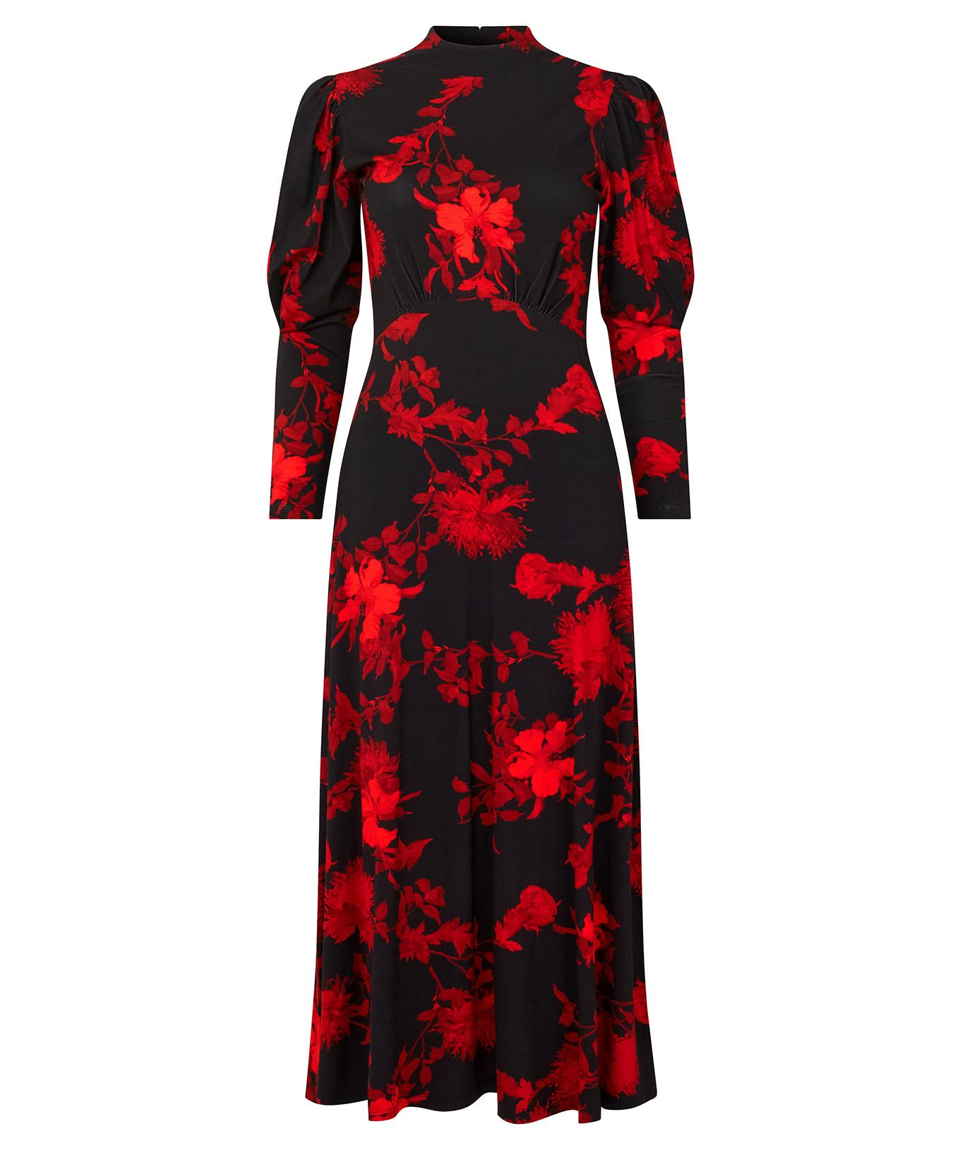 Joe Browns  PETITE Robe Jersey Florale Col Montant 