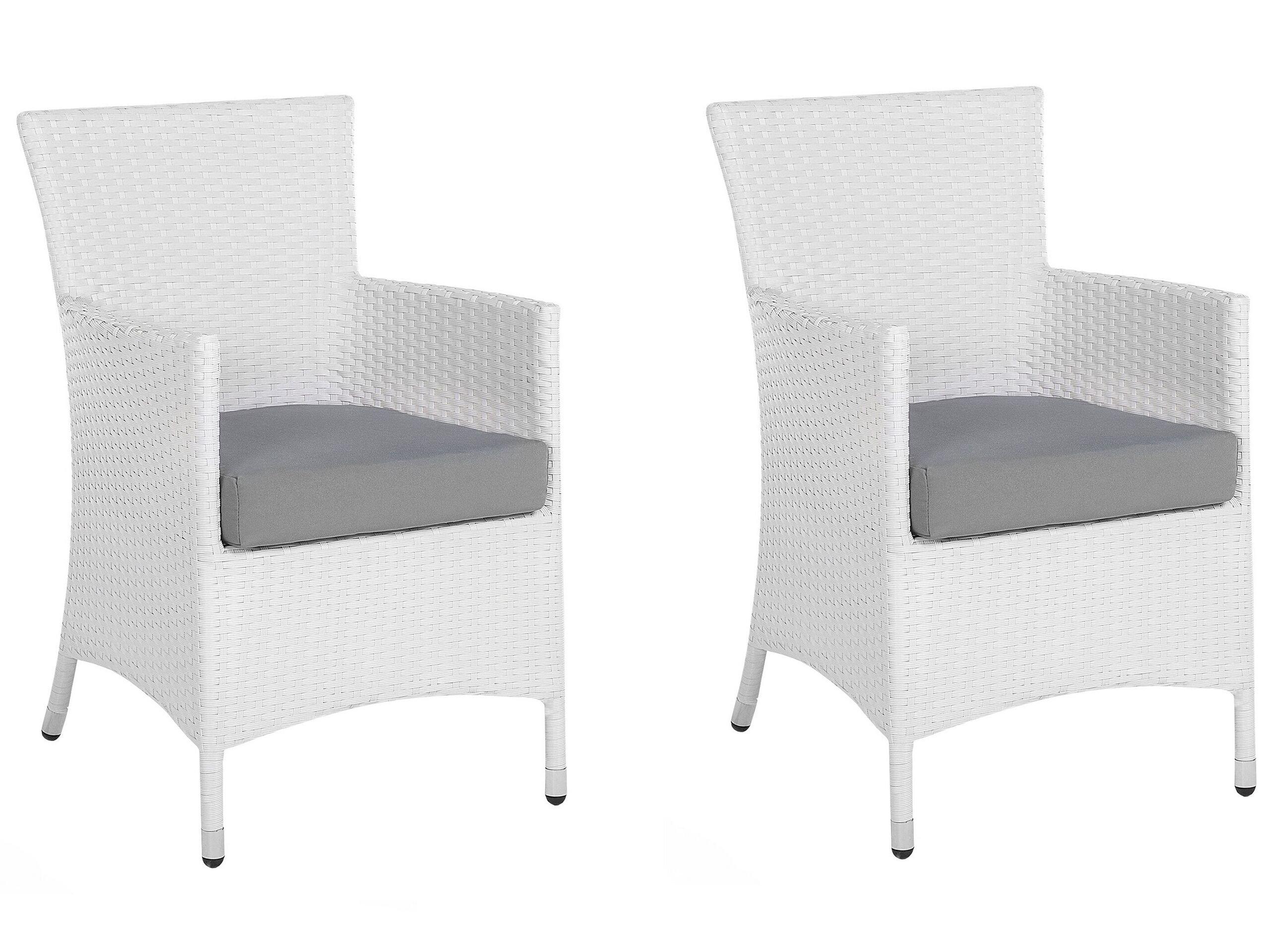 Image of Set mit 2 Stühlen aus PE Rattan Boho ITALY Set mit 2 Stühlen aus PE Rattan Boho ITALY