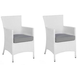 Beliani Lot de 2 chaises en Polyrotin Boho ITALY  